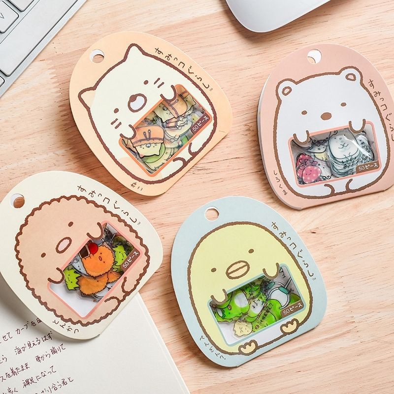 Sticker cute Molang, hình dán Kawaii trang trí sổ phong cách Nhật Bản