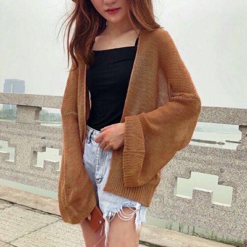 Áo khoác cadigan len mỏng nữ DOLCE | BigBuy360 - bigbuy360.vn