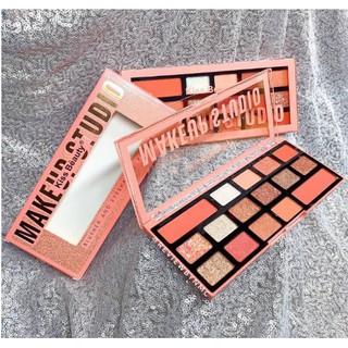 Bảng phấn mắt Makeup Studio có nhũ kim tuyến & Má Hồng 16 ô