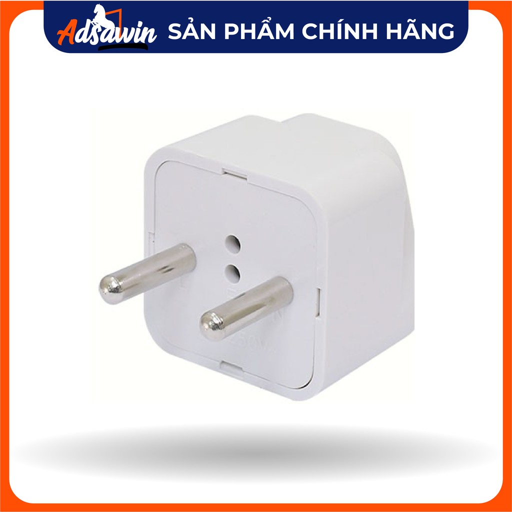 CHÍNH HÃNG - Phích cắm (ổ cắm)  chuyển đổi 2 chấu sang 2 chấu TOSHINO PS18A MADE IN THAILAND