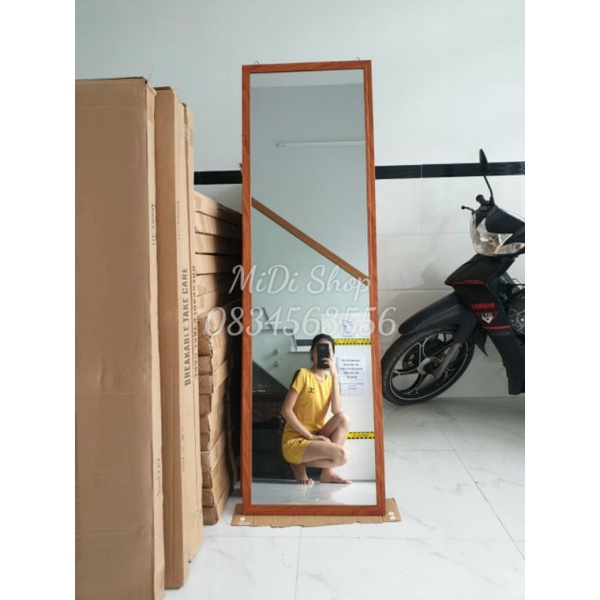 [170cm x 50cm] Gương soi toàn thân treo tường hoặc dựa tường 170cm x 50cm