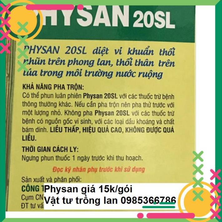 01 gói Physan diệt vi khuẩn thối nhũn hoa lan thuốc trị thối nhũn