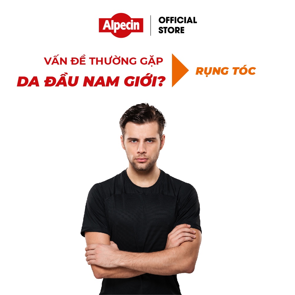 Dưỡng chất ngăn rụng tóc kích thích mọc tóc Caffeine Alpecin Liquid 75ml Mini size