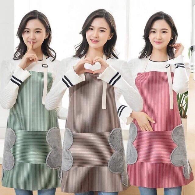 Tạp Dề Cao Cấp Họa Tiết Kẻ Sọc (Giá Sỉ)