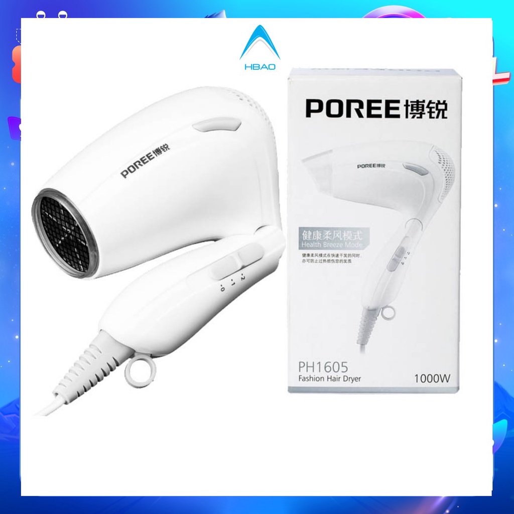 Máy Sấy Tóc Du Lịch Mini POREE