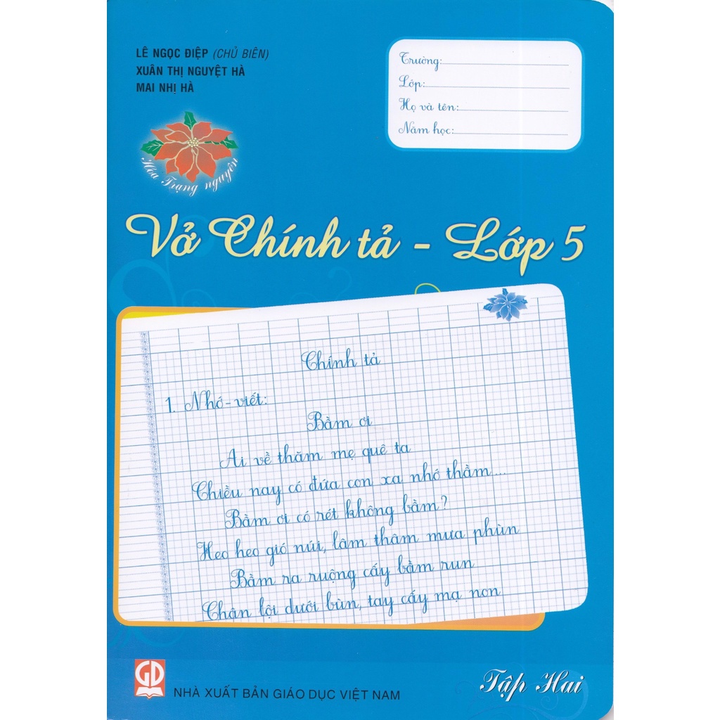 Sách Vở Chính Tả Lớp 5 Tập 2