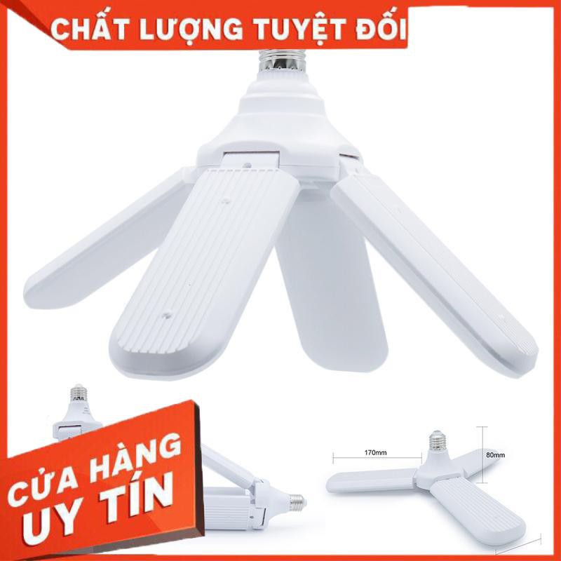 Bóng đèn led 60W hình quạt 4 cánh siêu sáng, có thể điều chỉnh góc độ ánh sáng