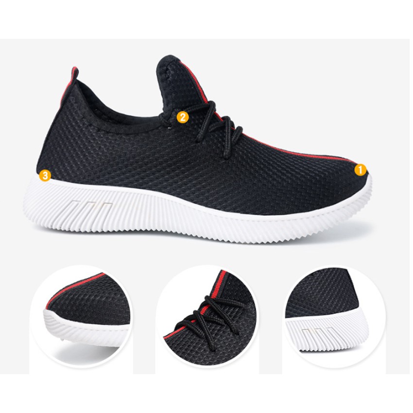 Giày Sneaker nữ thời trang kẻ sọc GR 12 | BigBuy360 - bigbuy360.vn