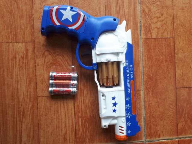 Súng dùng pin có nhạc.tặng kèm pin aaa