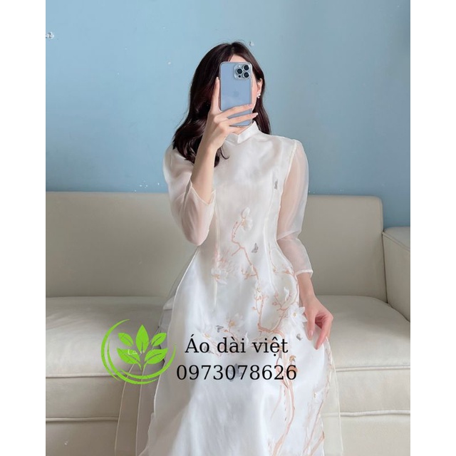 🥰 Siêu phẩm áo dài tơ kết đẹp sang chảnh nổi bật hàng thiết kế cao cấp🥰 Áo dài cách tân tết giá rẻ | BigBuy360 - bigbuy360.vn