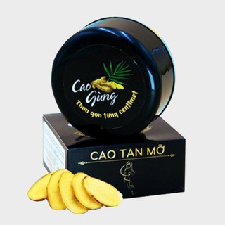 Cao gừng gel tan mỡ - đánh bay mỡ thừa