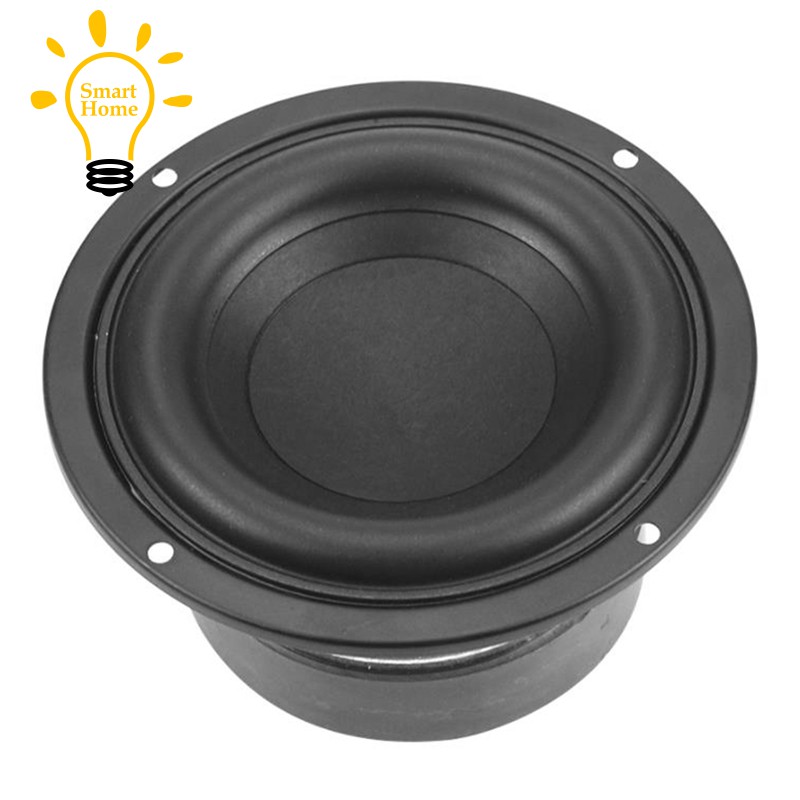 4 Inch 40W Round Subwoofer Speaker Woofer High Power BASS Home Theater 2.1 Subwoofer Unit 2 Crossover Loudspeakers