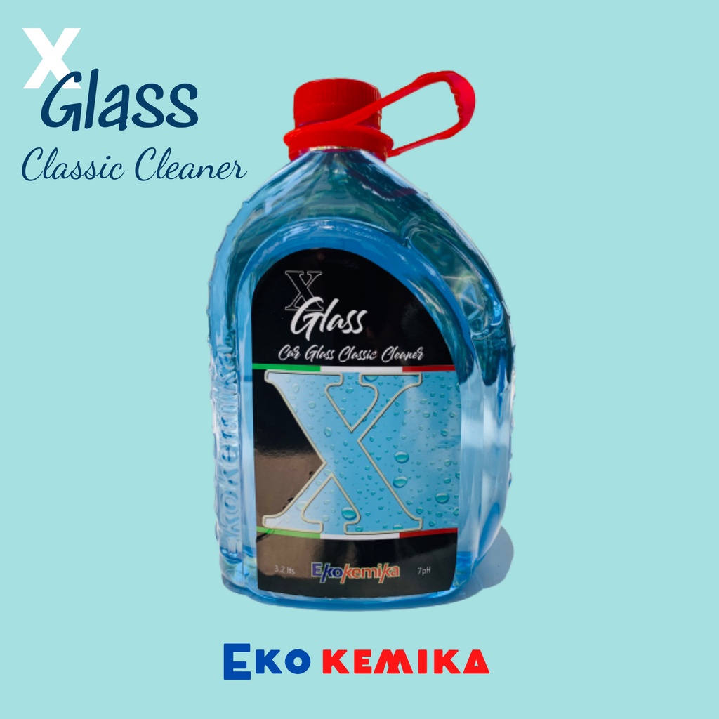 COMBO 1 THÙNG 6 CAN NƯỚC KÍNH Ô TÔ XGLASS CLASSIC EKOKEMIKA