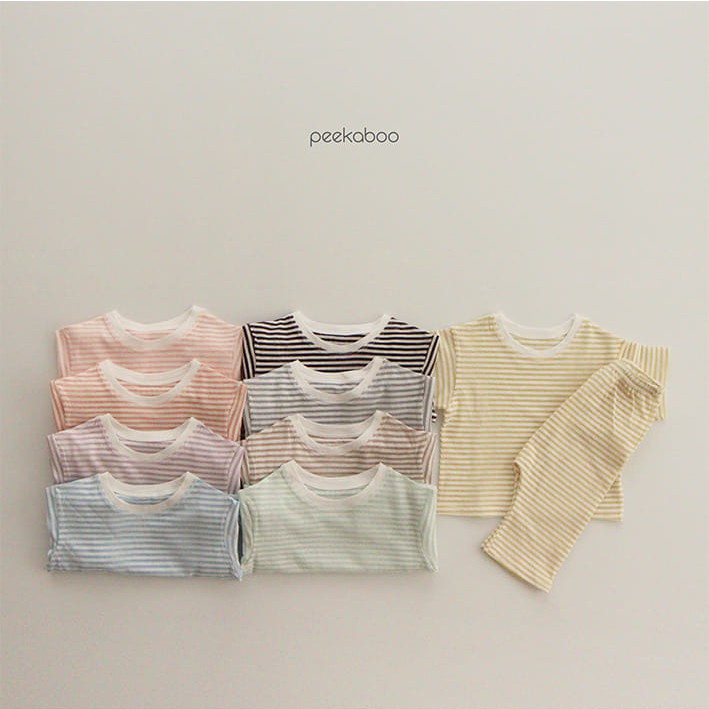 [Chính hãng] Bộ quần áo trẻ em Peekaboo Hàn Quốc - Chất vải cotton giấy - Peekaboo Peekaron