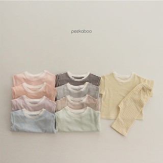 [Chính hãng] Bộ quần áo trẻ em cotton giấy Peekaboo Peekaron