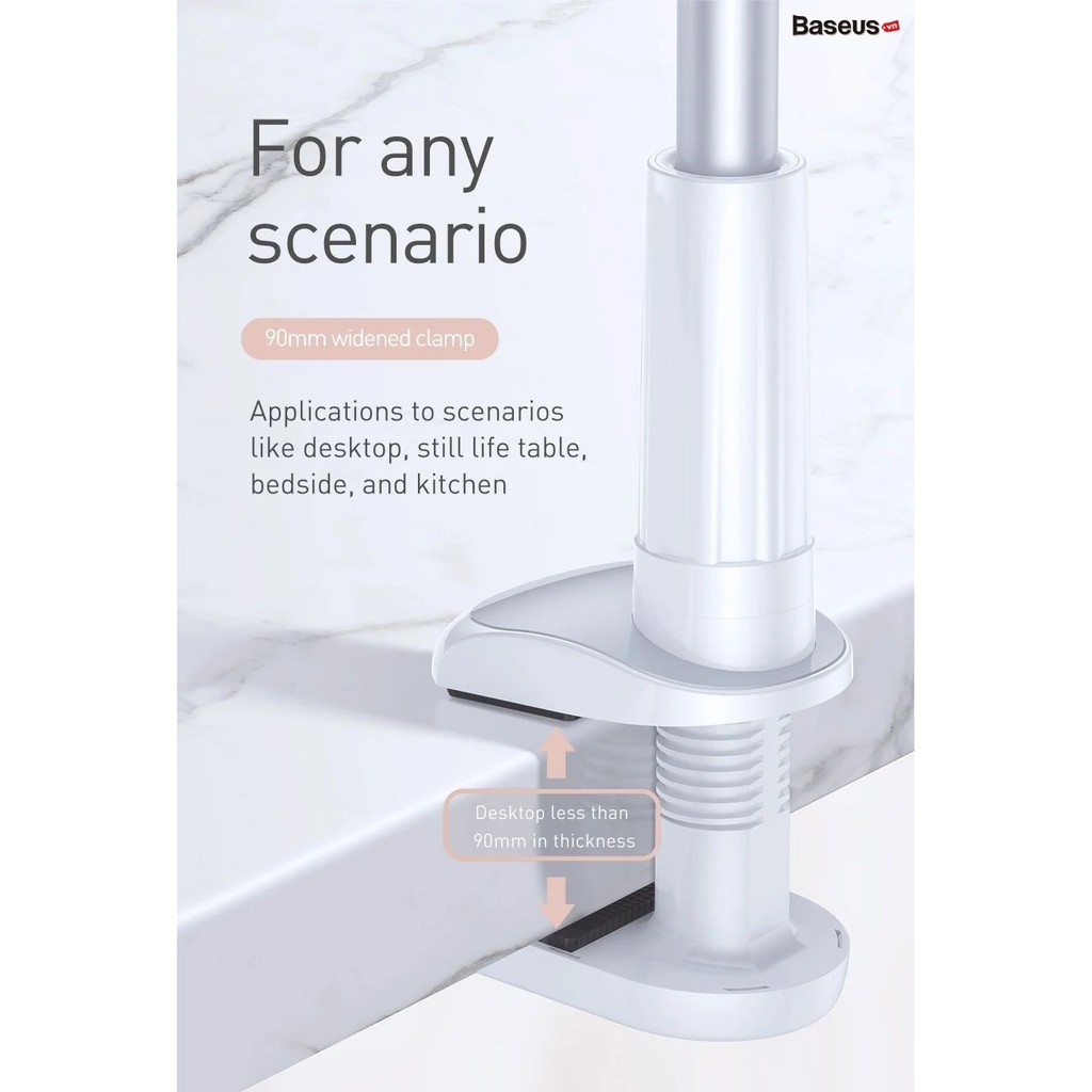 Bộ đế giữ điện thoại dạng kẹp, khung kim loại Baseus Unlimited Holder | BigBuy360 - bigbuy360.vn