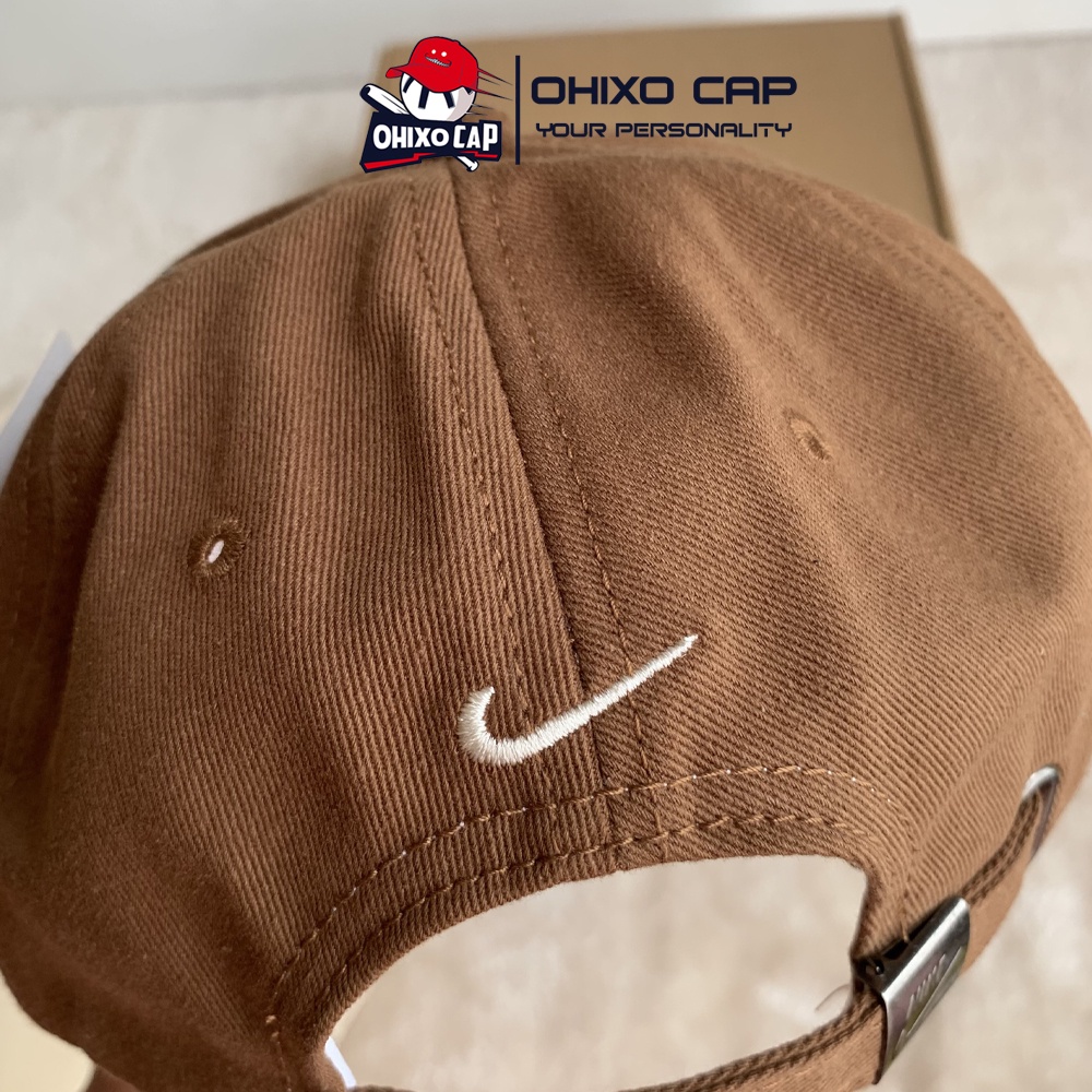 Mũ lưỡi trai rách thêu chữ NIKE nón kết logo dập nổi 3D phong cách Ulzzang form unisex nam nữ OHIXO LT21