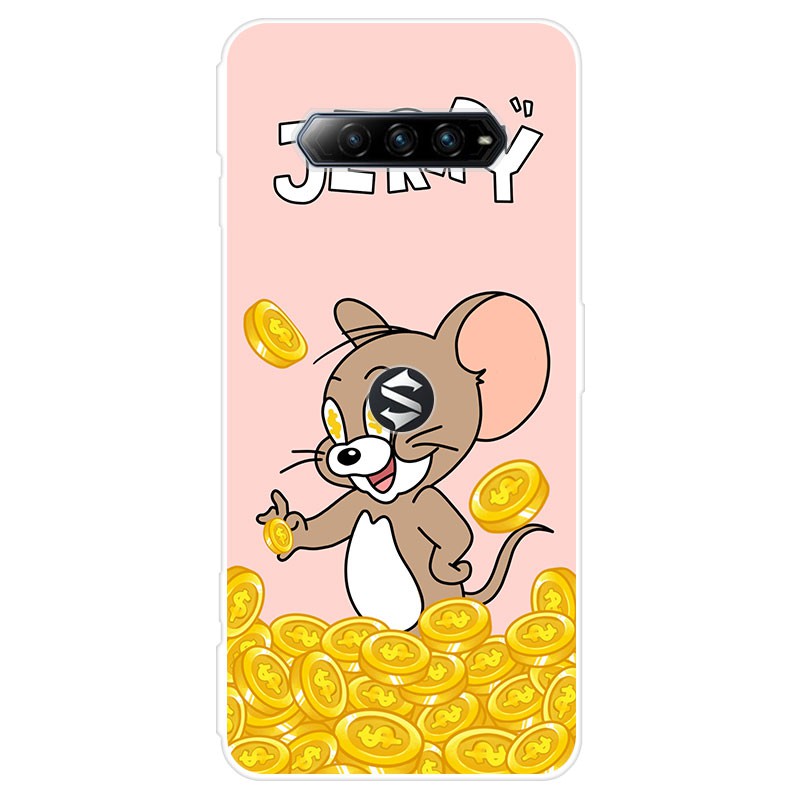 Xiaomi Black Shark 4 Case Silicone TPU Back Cover Cartoon Soft Phone Case