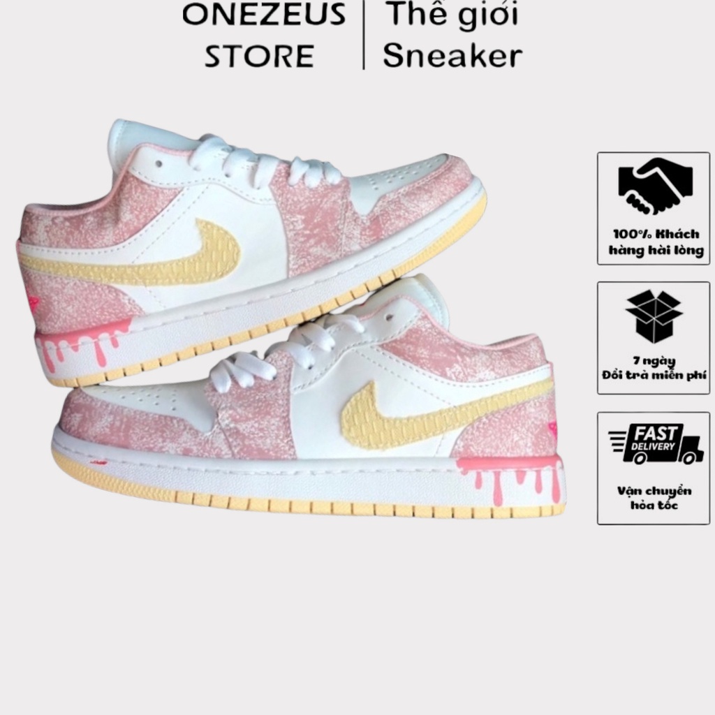 Giày Jordan Cổ Thấp Nữ, Giày JD Jordan 1 Low Paint Drip Thời Trang Full Box Bill | BigBuy360 - bigbuy360.vn