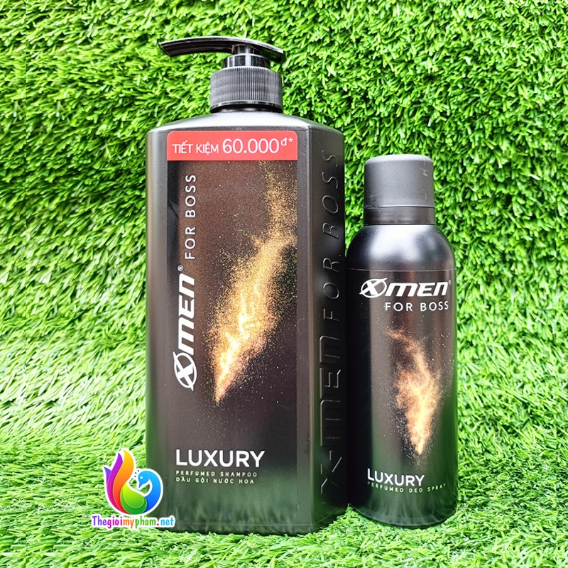 Combo Dầu Gội XMen For Boss 650g + Xịt XMen For Boss 150ml
