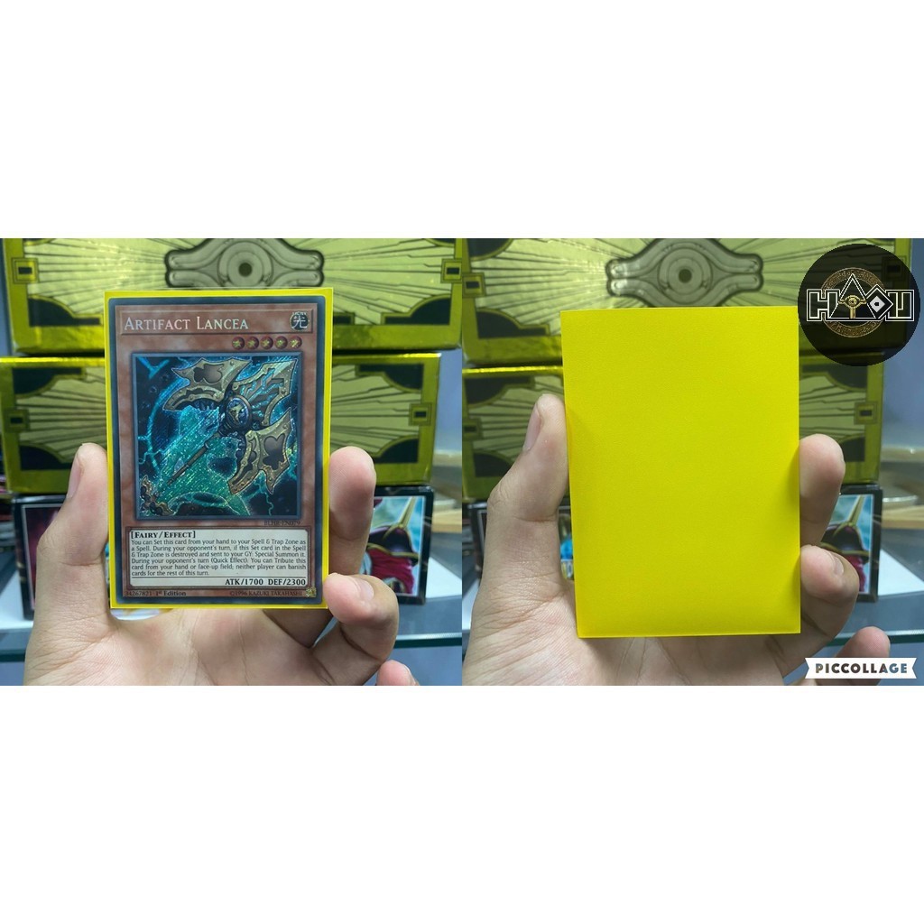 [Phụ Kiện Yu-Gi-Oh] Sleeves Bọc Bài Yugioh 60 cái Size 6.2 x 8.9 cm - Chuẩn Chính Hãng