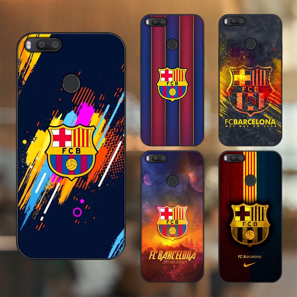 Ốp lưng Xiaomi Mi A1, Mi 5X viền đen in hình Barcelona Barca