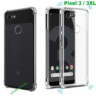 Ốp lưng Googole Pixel 3 / Pixel 3Xl silicon trong suốt hạn chế ố vàng chất đẹp ôm khít máy 2