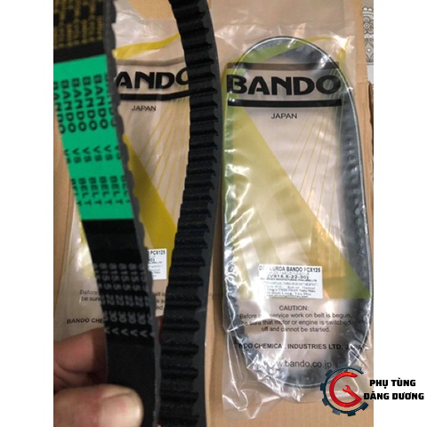 Dây curoa Bando cho xe Air Blade 125 150, Vairo 125 150, Pcx, AB, Sh mode, Lead 125 hàng chính hãng độ bền cao.