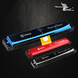 Kèn harmonica SWAN 52 cao cấp 24 lỗ  .