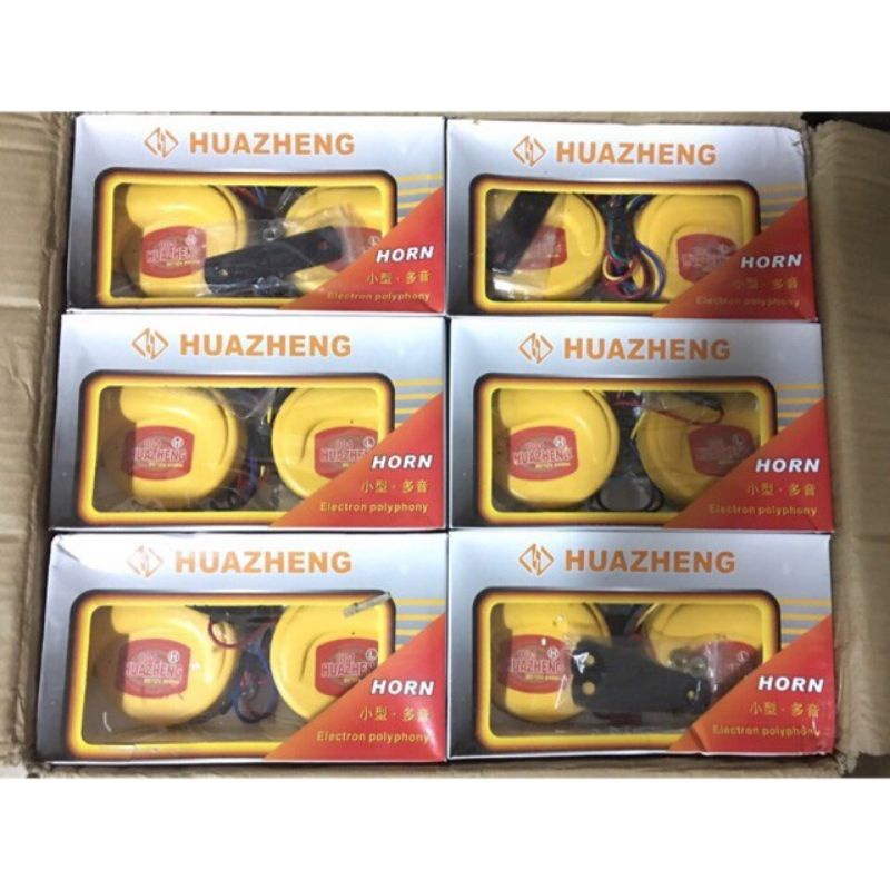 Còi ngân ô tô, xe máy huazheng 12v và 24v