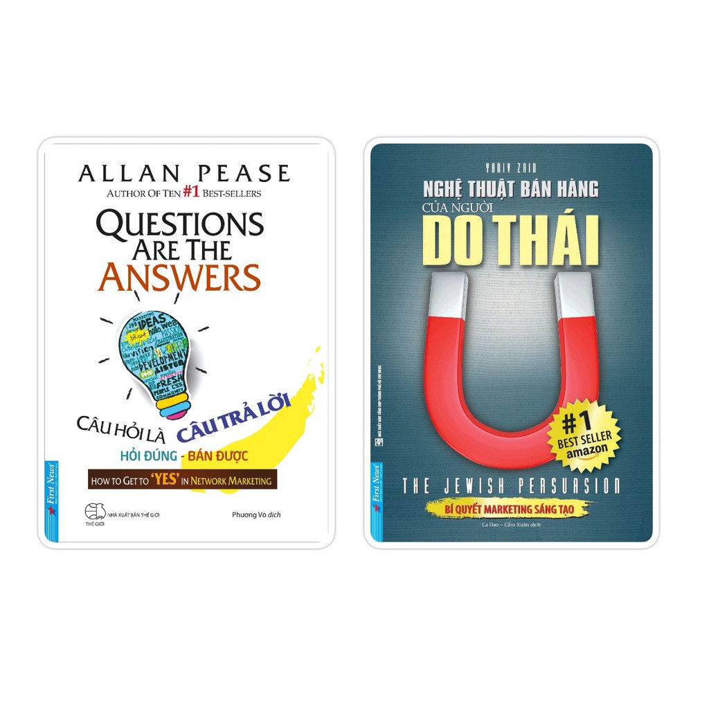 Sách - Combo Nghệ Thuật Bán Hàng Của Người Do Thái (52279) + Câu Hỏi Là Câu Trả Lời (49316) - First News