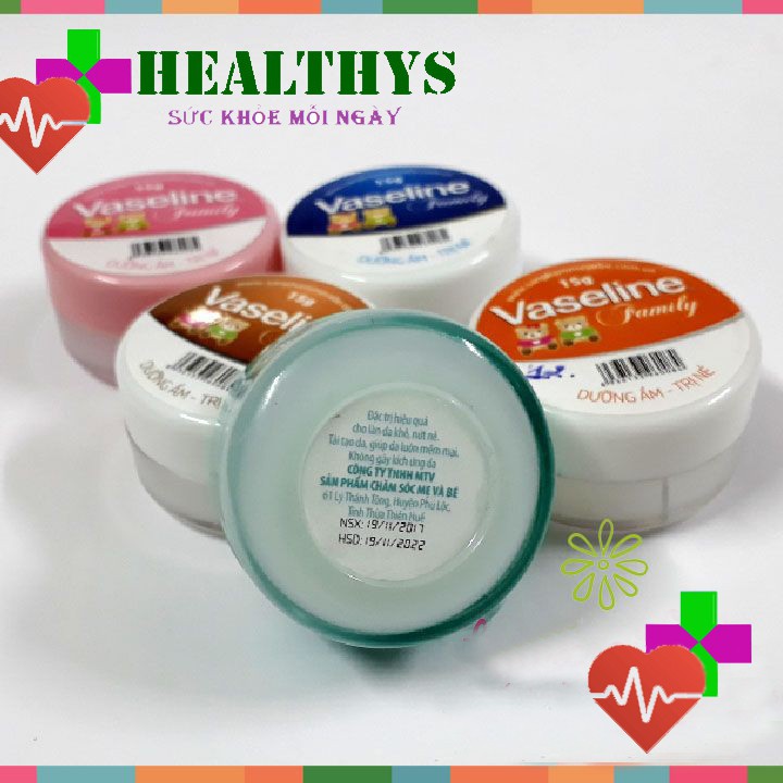 Kem nẻ Vaseline Family , kem nẻ vaseline gấu , dưỡng ẩm - ngăn ngừa khô da