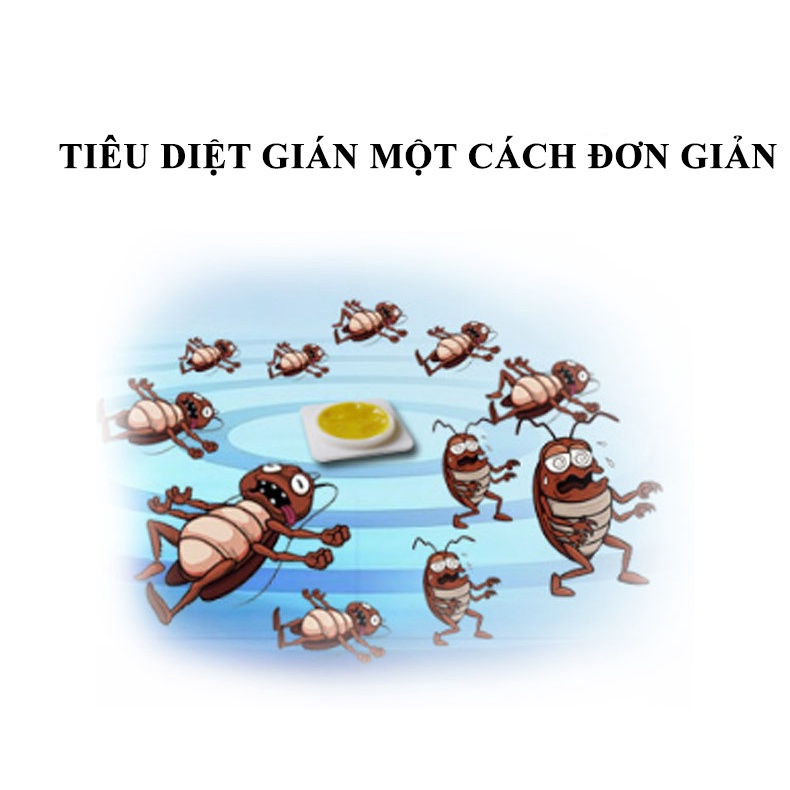 Vỉ 8 Viên Diệt Gián Hiệu Quả, An Toàn Sử Dụng Dễ Dàng