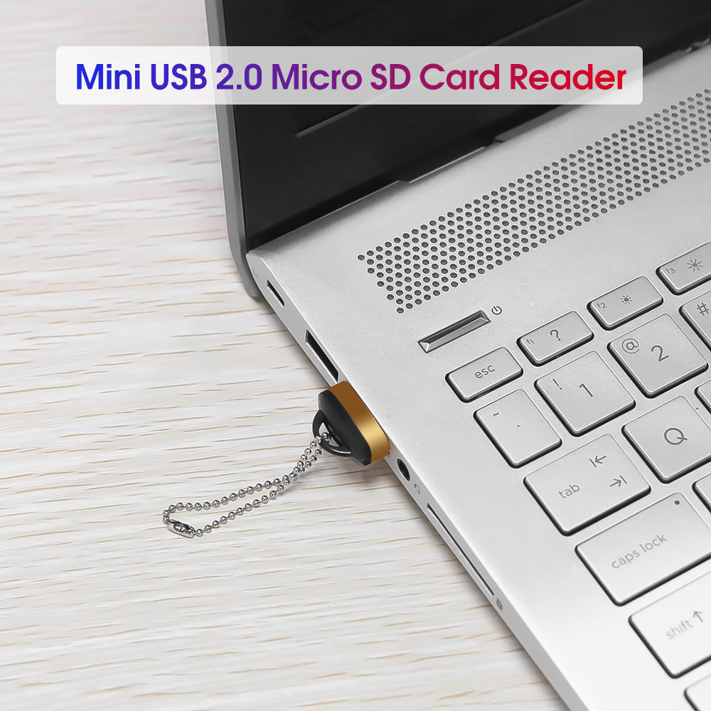 Đầu Đọc Thẻ Nhớ Mini Usb 2.0 Gắn Móc Khóa Tiện Lợi | BigBuy360 - bigbuy360.vn