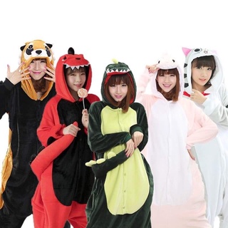 (có sẵn) Bộ đồ thú nhiều màu, bộ đồ pyjama cosplay khủng long