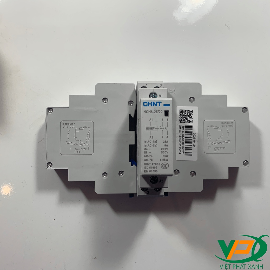 Khởi động từ 1 pha 220v/25A/ 40A /63A CHINT NCH8-25/20