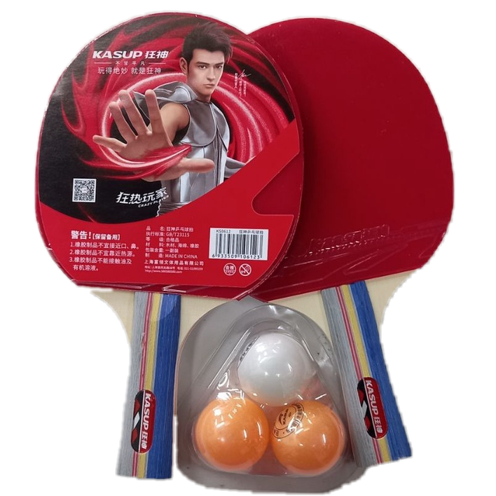 BỘ VỢT BÓNG BÀN KASUP - TABLE TENNIS BAT - PING PONG - THỂ THAO TRONG NHÀ