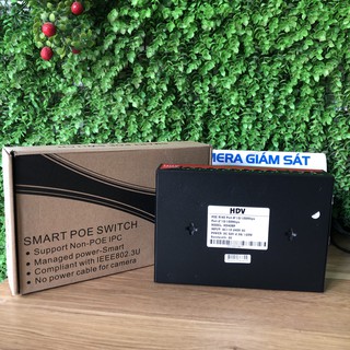 Switch POE 8 Cổng HDV Model HD408P