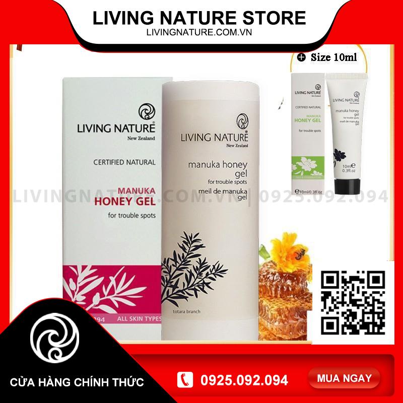 [Official Store] Gel giảm mụn mật ong Manuka Honey Gel 50ml - Living Nature