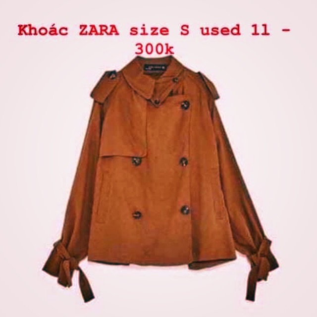 ÁO KHOÁC ZARA AUTHENTIC