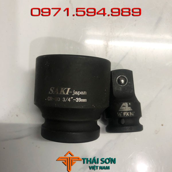 Đầu típ khẩu 3/4 inch lục giác, . Nhật Bản. Chuyên mở nồi xe tay ga