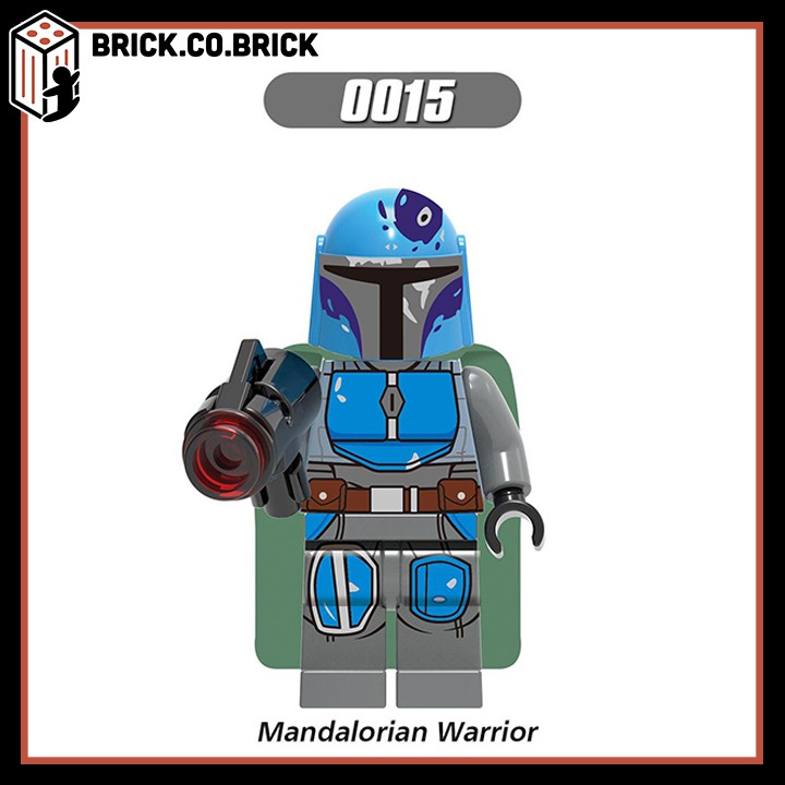 G0102 - Đồ chơi lắp ráp mô hình lego và minifigure Chiến tranh giữa các vì sao Star Wars: Mandalorian.