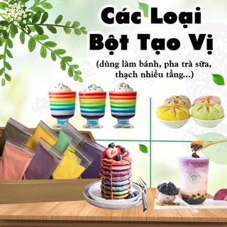 💥SIÊU SALE💥 Bột Vị Pha Trà Sữa, Tạo Vị Thạch  Làm Bánh Vị Matcha, Khoai Môn, Dâu, Bạc Hà, Xoài, Sầu Riêng...