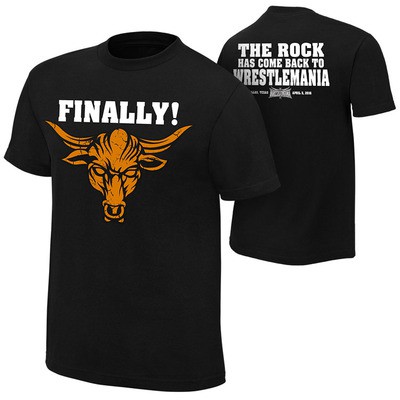 Áo phông WWE The Rock "Finally"
