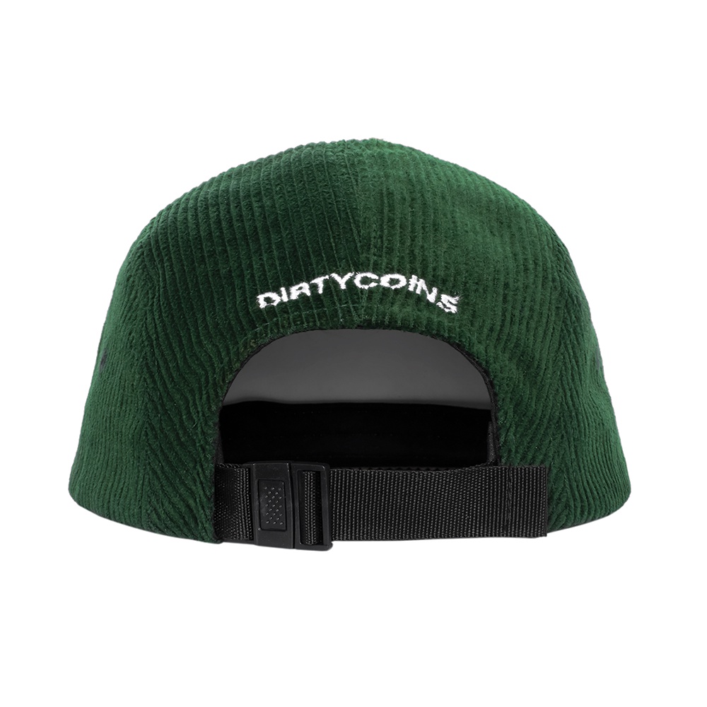DirtyCoins Nón Corduroy 5 Panels Cap - Green
