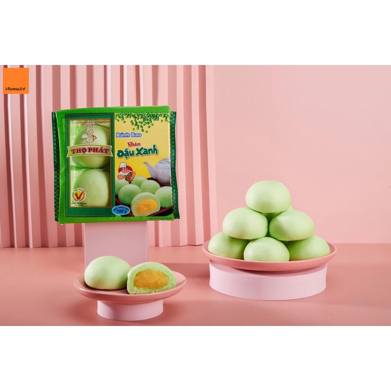 Bánh bao Thọ Phát nhân đậu xanh & khoai môn