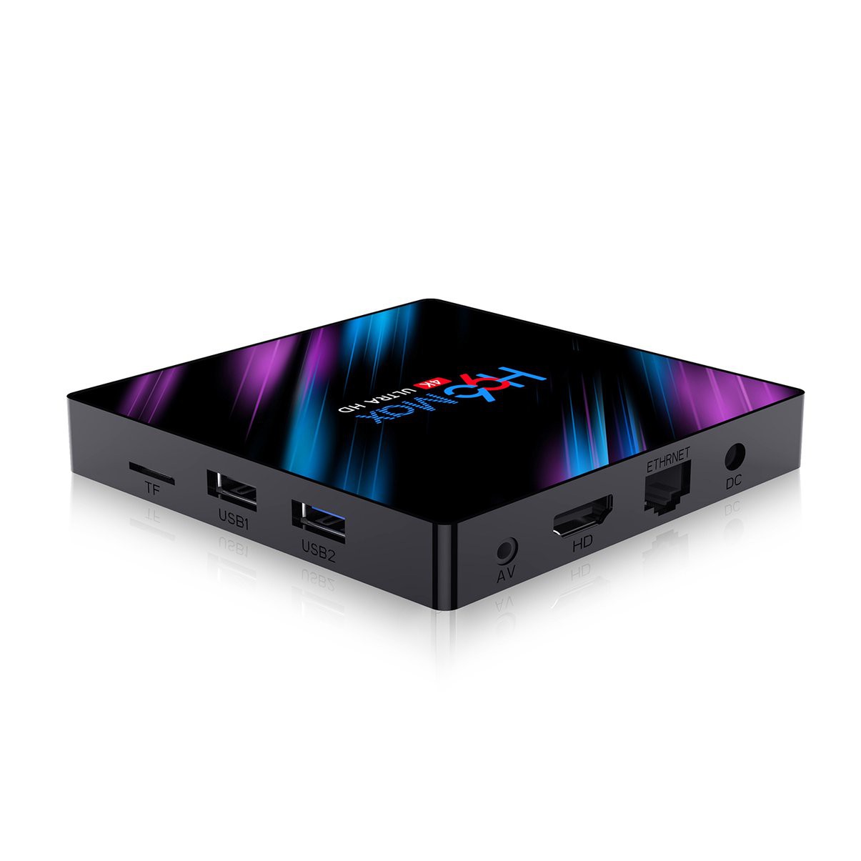 Bộ Tv Box H96Max Android 9.0 Rk3318 Quad Core 64bit 2.4g / 5.8g Wifi Bt 4.0 4k