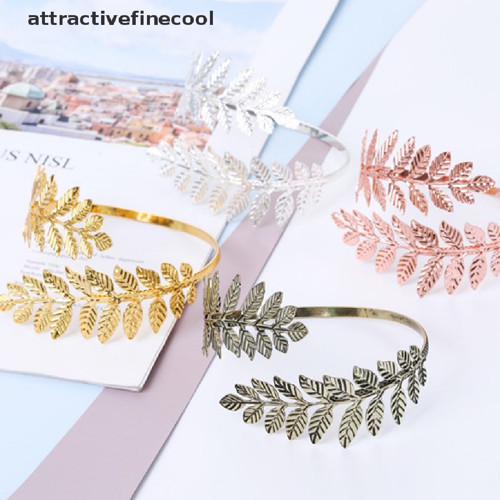 Acvn Vòng Đeo Cánh Tay Trên Bằng Kim Loại Hình Lá Laurel La Mã Hy Lạp