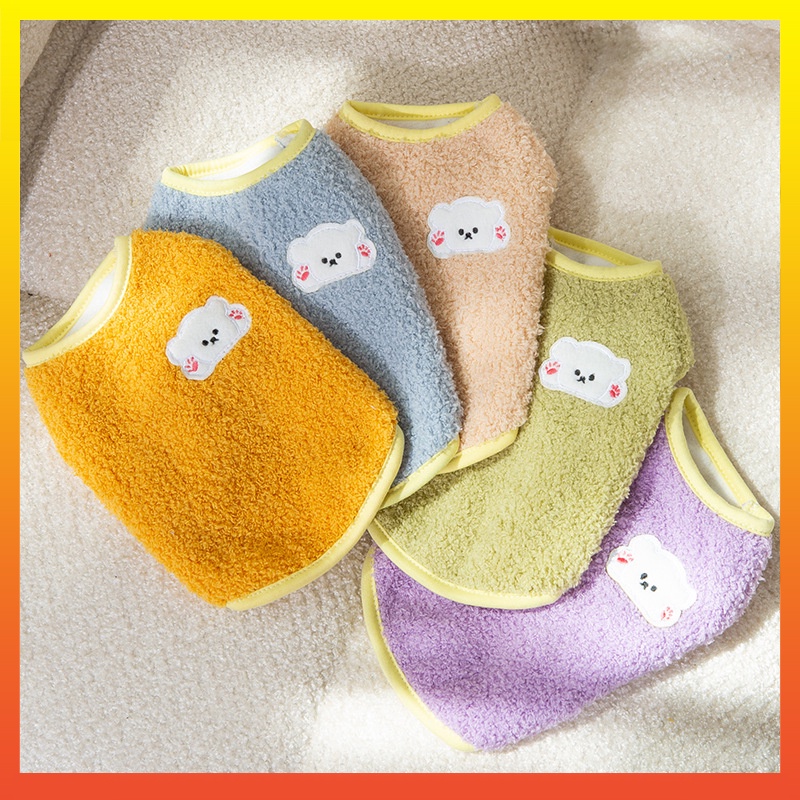 Áo Khoác Lông Cừu Dày Giữ Ấm Mùa Thu Đông Cho Thú Cưng