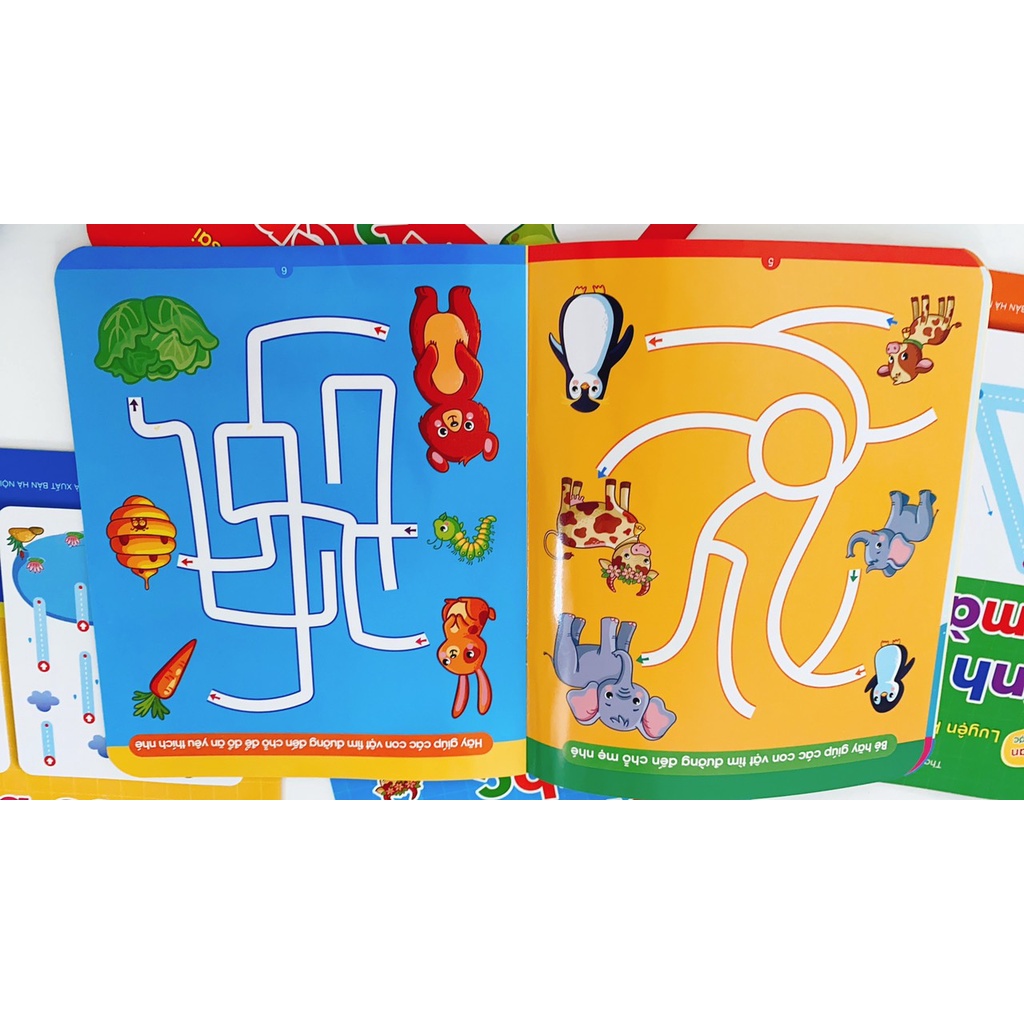 Sách - Viết Xóa Được Nhiều Lần Wipe Clean Luyện Viết Không Sợ Sai ( Bộ 5 Cuốn) - Tặng Kèm 2 Bút